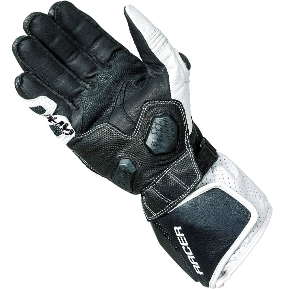 r line handschuhe Racer Hi-Per Gloves White/Red/Black / Medium